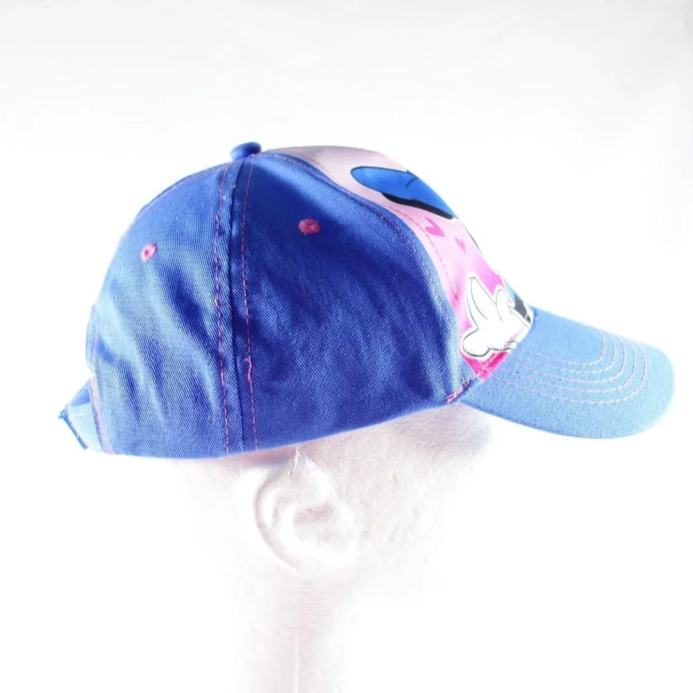 Disney Minnie Mouse Kids Youth‎ Blue and Pink Adjustable Baseball Cap Hat